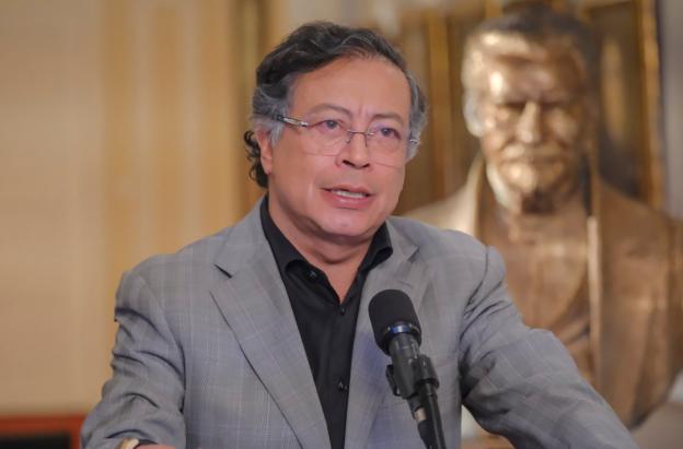 Petro en gira por Oriente Medio. / Foto: Presidencia.