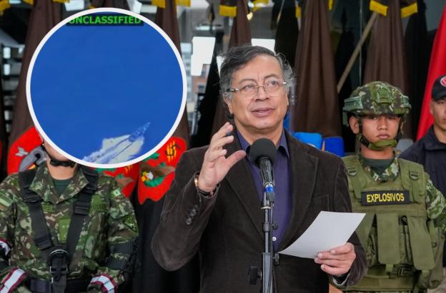 Petro sobre nueva lancha. / Fotos: Presidencia.