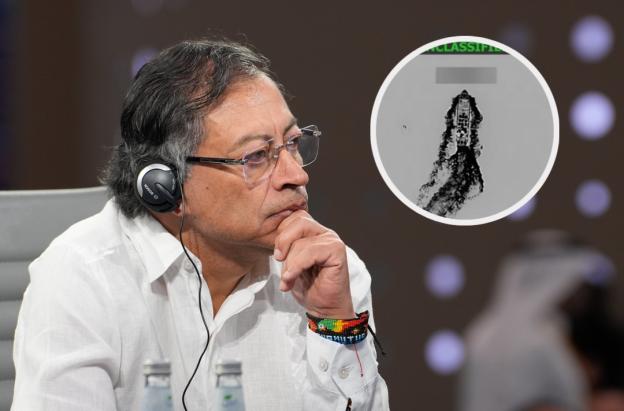 Petro sobre misiles. / Foto: Presidencia.
