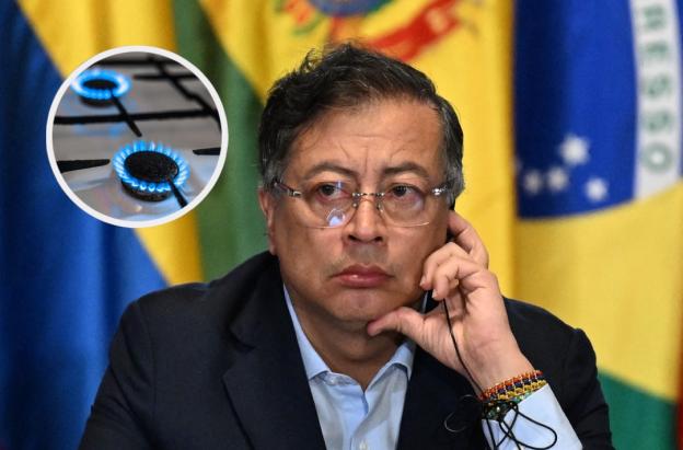 Petro sobre la canasta básica y el precio del gas. / Fotos: AFP y Freepik.