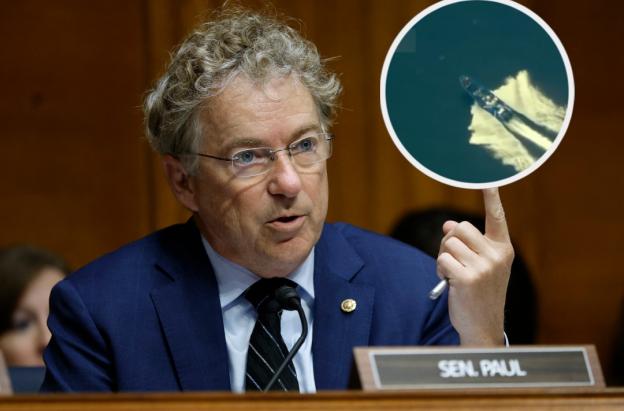 Senador Rand Paul sobre bombardeos. / Fotos: AFP.