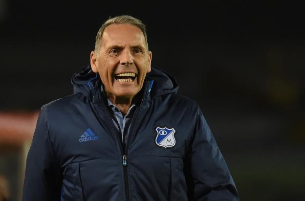 Miguel Ángel Russo en Millonarios. / Foto: AFP.