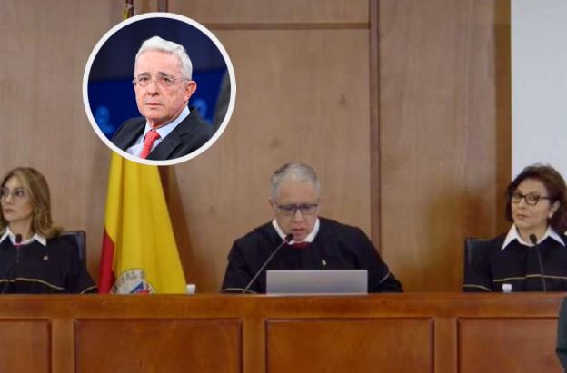 Qué sigue en el proceso contra Uribe Vélez. / Fotos: Tribunal y AFP.
