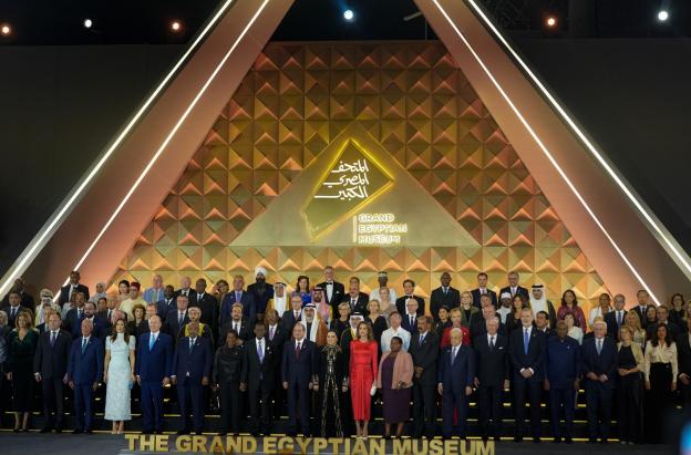 Presidente Petro en la inauguración del Gran Museo Egipcio en El Cairo