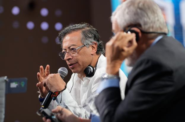 Participación del presidente de Colombia, Gustavo Petro en el panel Iniciativa de Inversión