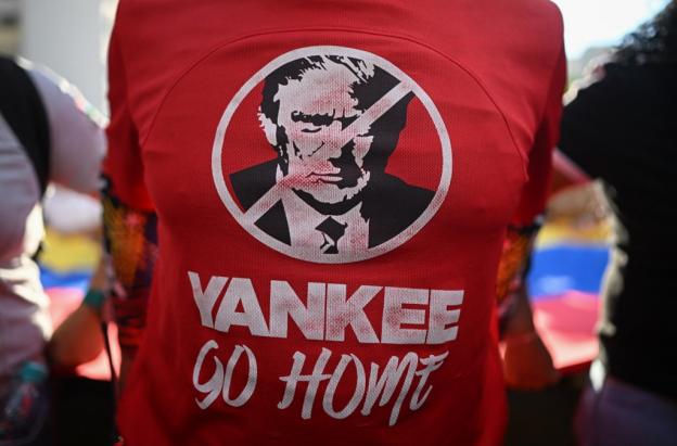 Manifestante venezolano.