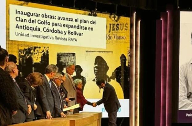 Revista RAYA gana Premio Simón Bolívar por investigación sobre la expansión del Clan del Golfo