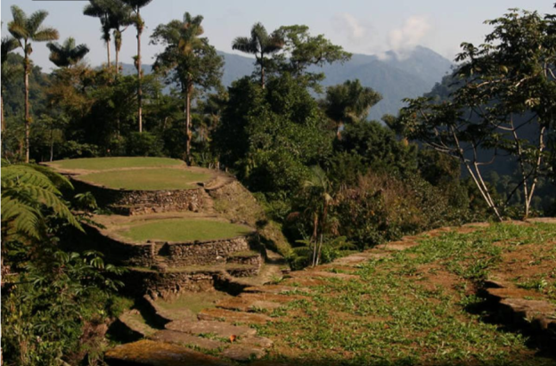 Ciudad Perdida en la Sierra Nevada de Santa Marta