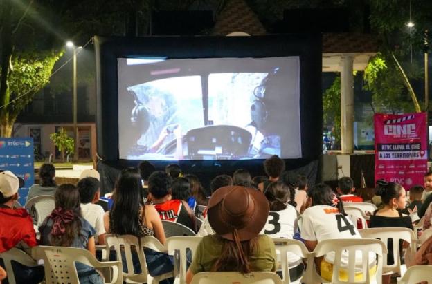 Cine con la Gente en Arauca. / Foto: RTVC.