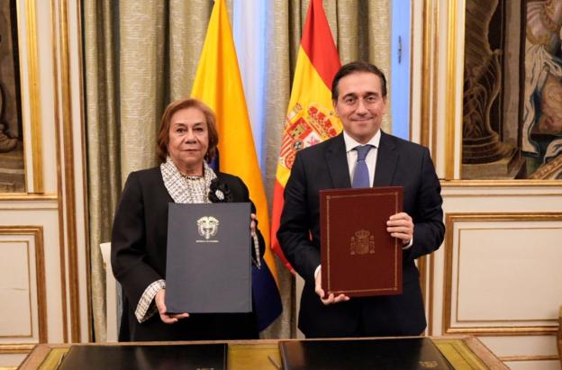 Cooperación de Colombia y España. / Foto: Cancillería.