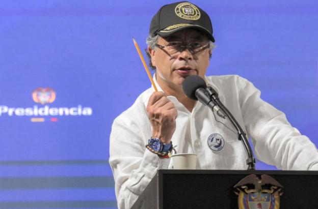 Petro sobre la paz. / Foto: AFP.
