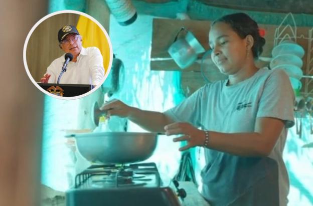 Petro sobre la pobreza energética. / Fotos: MinEnergía y Presidencia.