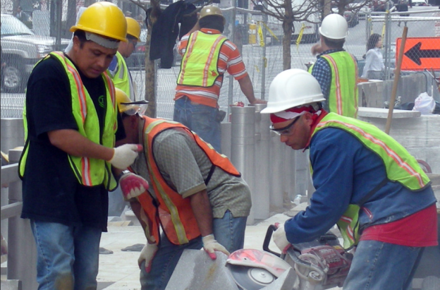 obreros de construcción