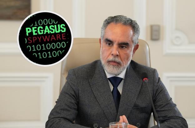 Benedetti sobre Pegasus. / Foto: Presidencia y archivo RTVC.