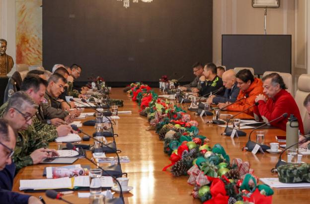 Consejo de seguridad. / Foto: Presidencia.