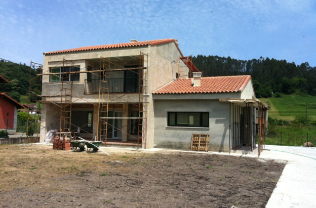 casa en construcción