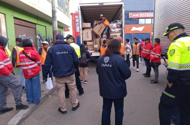 Aprehensión de la Dian. / Foto: X Dian.
