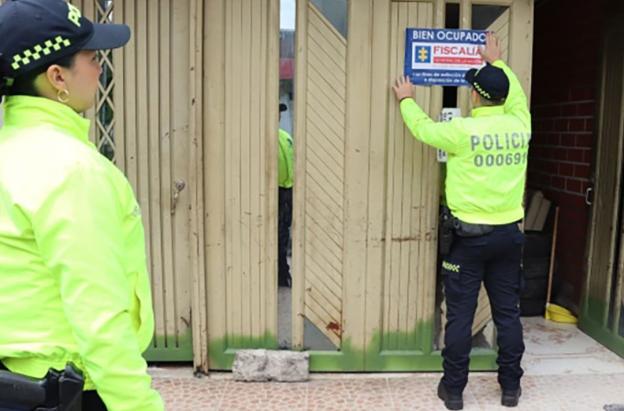 Incautación de bienes. / Foto: MinDefensa.