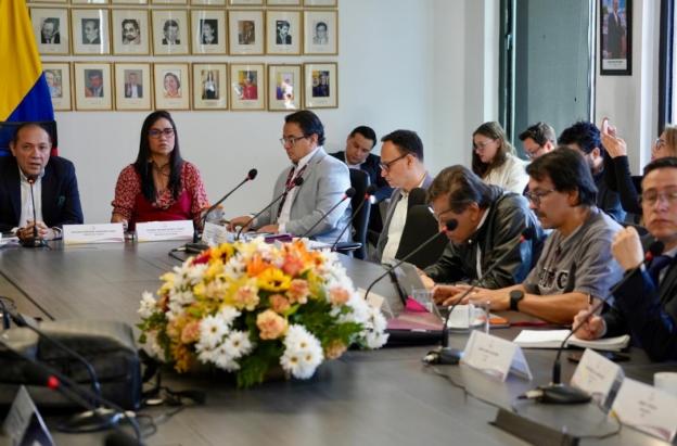 Mesa para el salario mínimo 2026. / Foto: MinTrabajo.