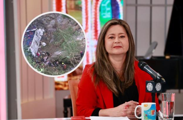 MinTransporte sobre bus accidentado en Antioquia. / Fotos: MinTransporte.