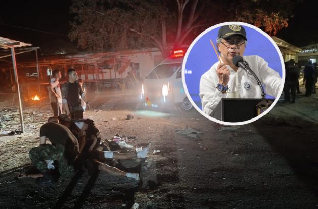 Petro confirma compra de antidrones. / Fotos: Ejército Nacional y Presidencia.