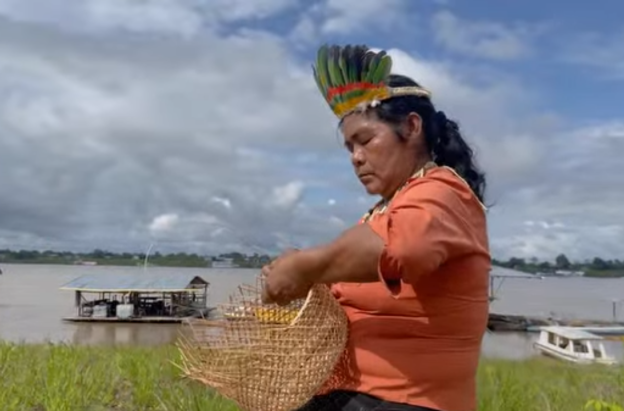 Uno de los mayores referentes culturales del pueblo Bora es su tradición artesanal en cestería