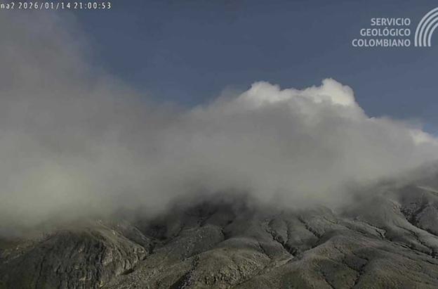 Actividad sísmica en volcanes del Cauca en enero 2026