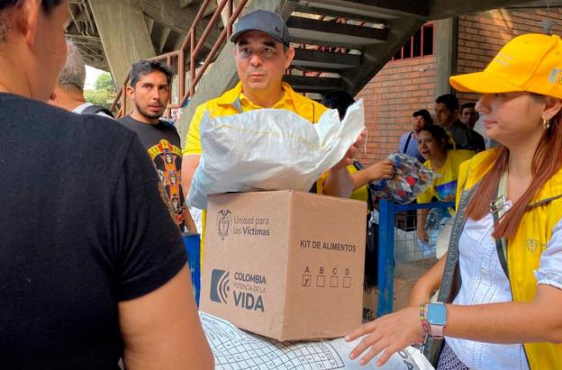 Ayuda a personas en el Catatumbo. / Foto: Unidad para las Víctimas