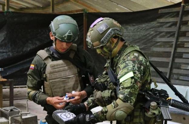 Incautación de cocaína / Fotos: X MinDefensa.