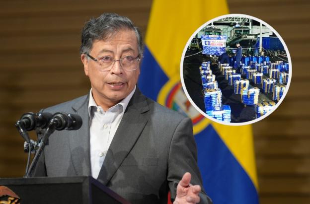 Incautación de cocaína / Fotos: Armada Nacional y Presidencia.