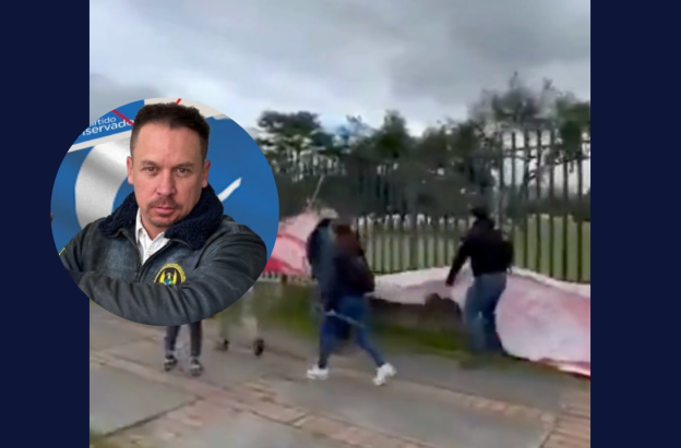 Jorge Castillo, candidato conservador, incita a la violencia en redes.