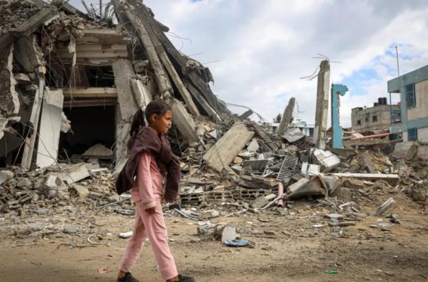 Testamento de niña palestina. / Foto: UN News.