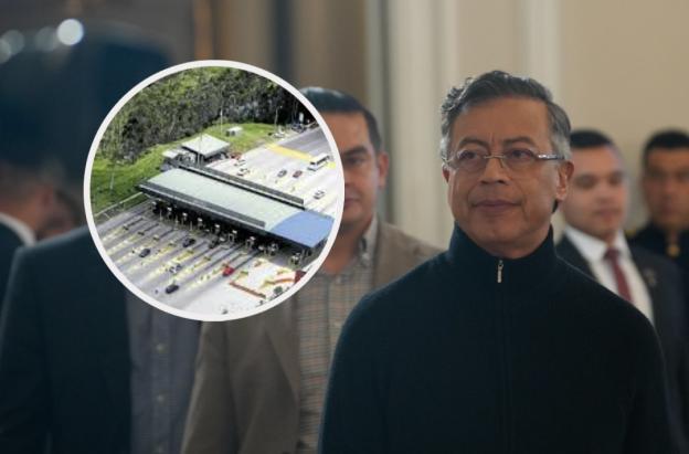 Petro sobre concesiones viales. / Fotos: Presidencia y ANI.