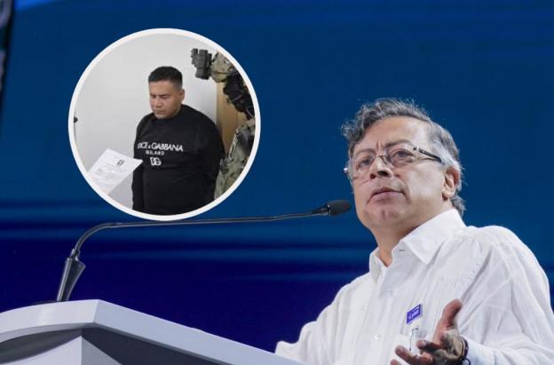 Petro sobre extradición de Pipe Tuluá y alias Araña. / Fotos: Presidencia y Policía Nacional.