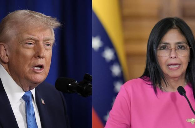 Trump amenaza a Delcy Rodríguez: "Pagará un precio muy alto"