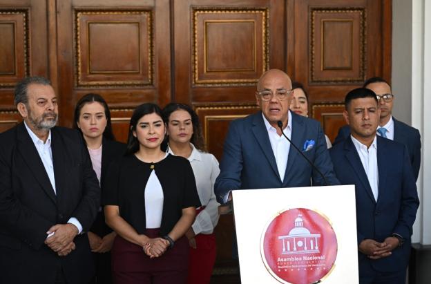 Jorge Rodríguez, Asamblea Nacional de Venezuela. / Foto: AFP.