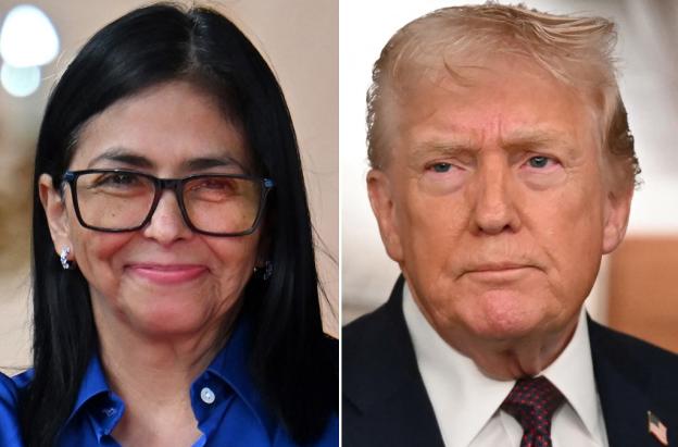 Venezuela: llamada telefónica entre Donald Trump y Delcy Rodríguez