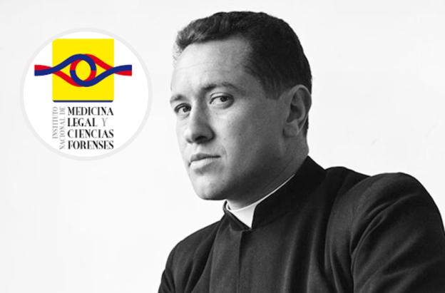 Medicina Legal sobre restos de Camilo Torres. / Fotos: Banrep y Medicina Legal.