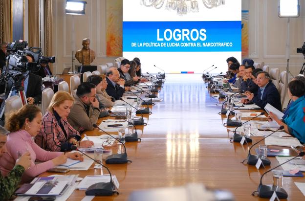 Gobierno Petro ha incautado 3.000 toneladas de cocaína.