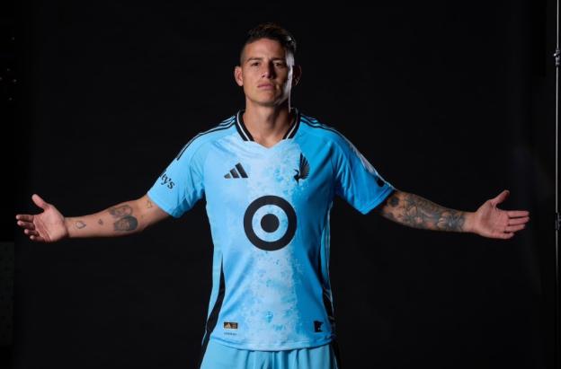 James Rodríguez en Minnesota United. / Foto: X James Rodríguez.