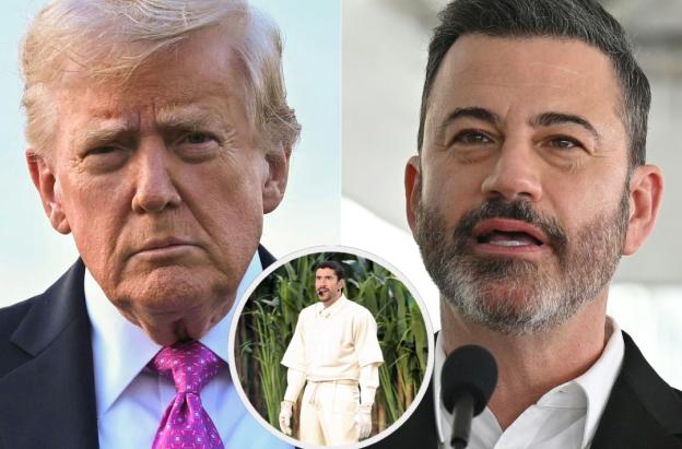 Kimmel responde críticas de Trump a Bad Bunny. / Fotos: AFP.