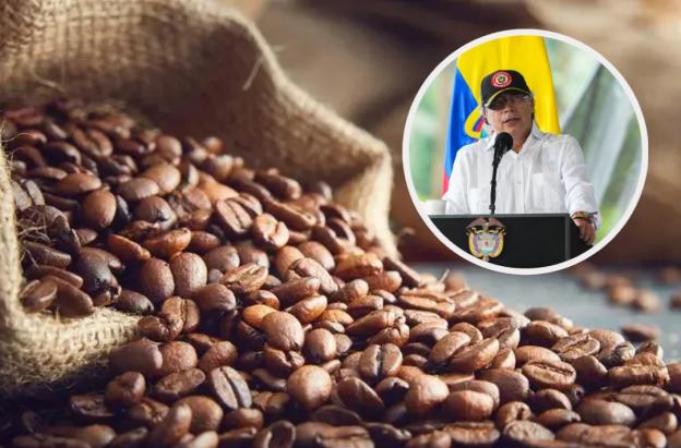Presidente Petro sobre la exportación de café. / Foto: ProColombia y Presidencia.