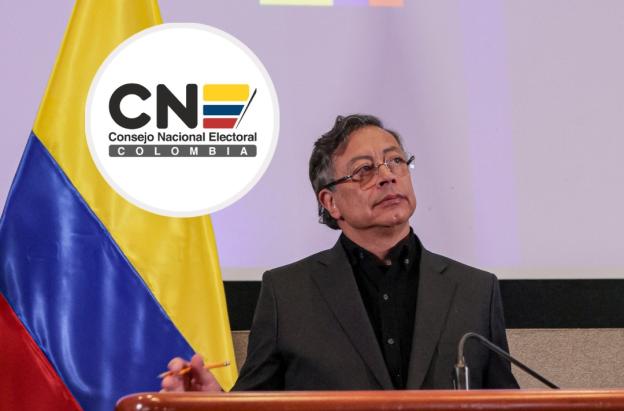 Petro sobre decisión del CNE. / Fotos: Presidencia y Cne.