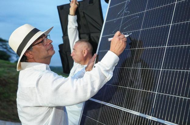 Petro destaca la transición energética. / Foto: Presidencia.