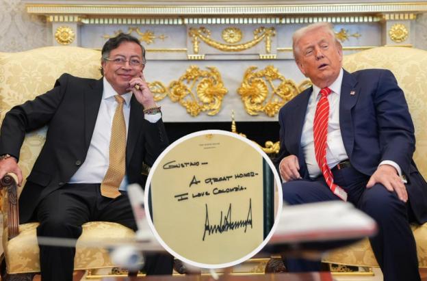 Petro y Trump en la Casa Blanca. / Foto: Presidencia.