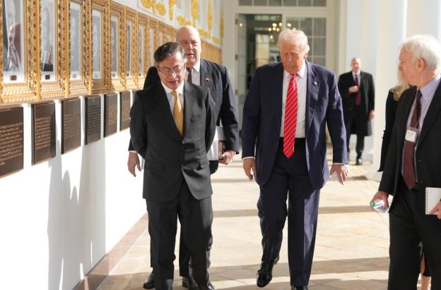 Petro y Trump sobre nombres del narcotráfico. / Foto: Presidencia.