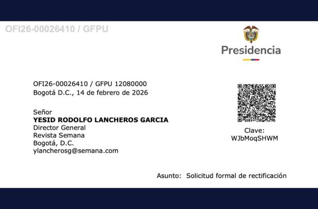 Presidencia desmiente a Revista Semana por Contratos con RTVC.