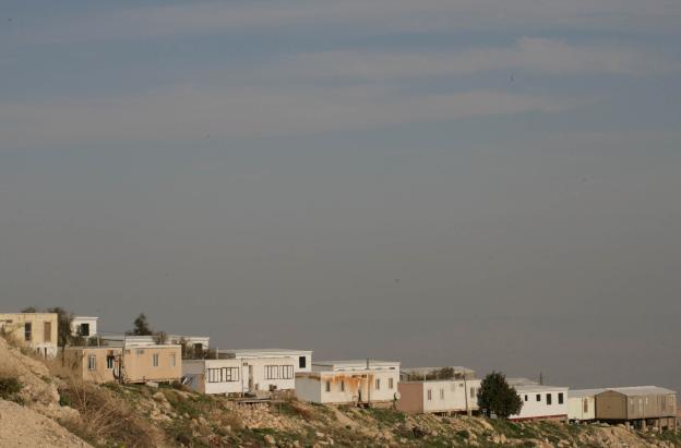 Una vista parcial muestra el asentamiento israelí de Kfar Adumim, en Cisjordania, situado entre Jerusalén y Jericó.