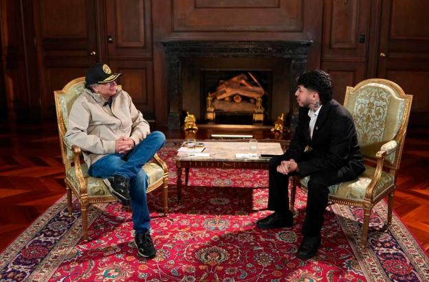 Petro con Westcol. / Foto: Presidencia.