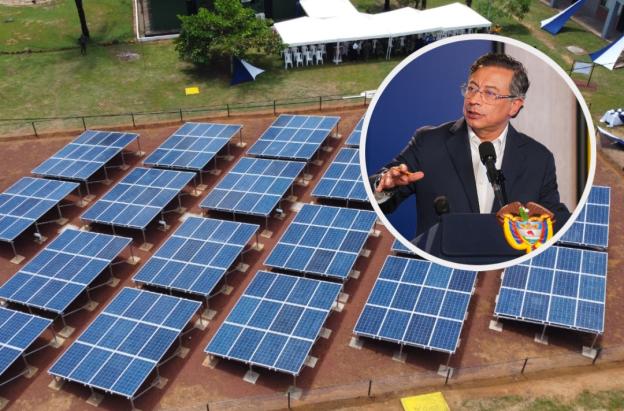Petro sobre generación de energía limpia. / Fotos: Presidencia y MinEnergía.